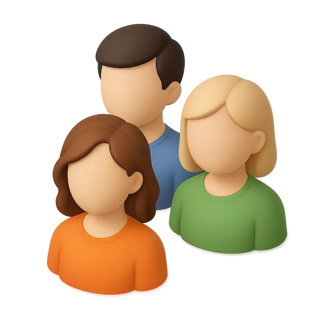 קהילה מקצועית וחוויות שטח מגבשות Icon